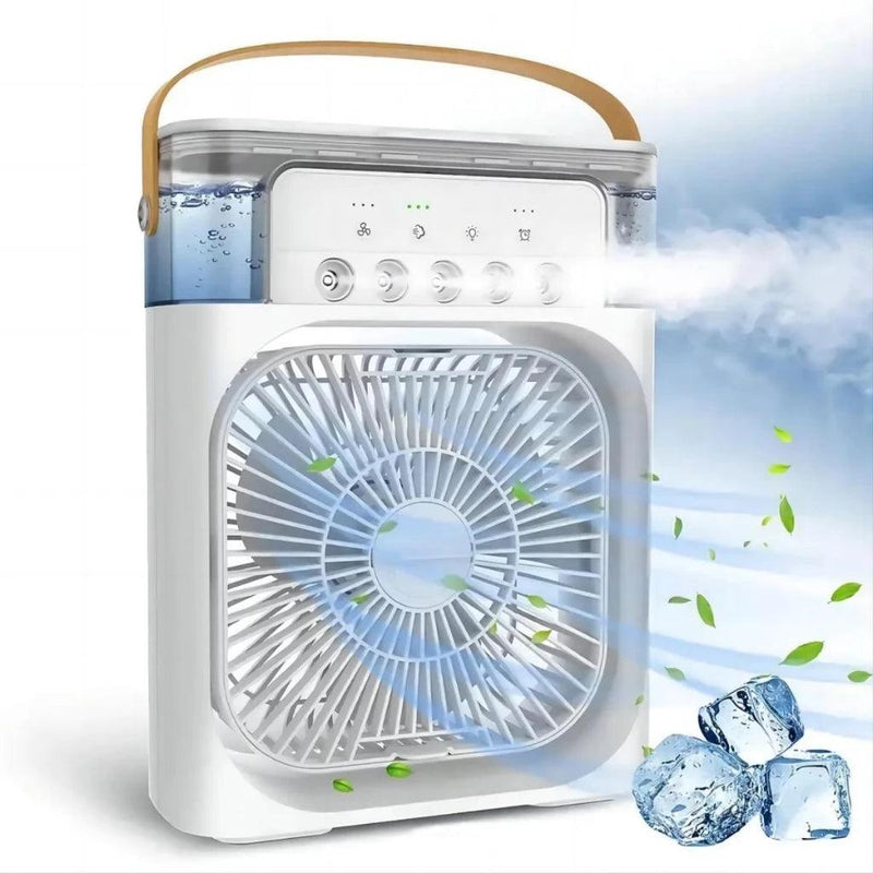 Mini Climatizador De Ar Com Reservatorio Para Agua E Gelo
